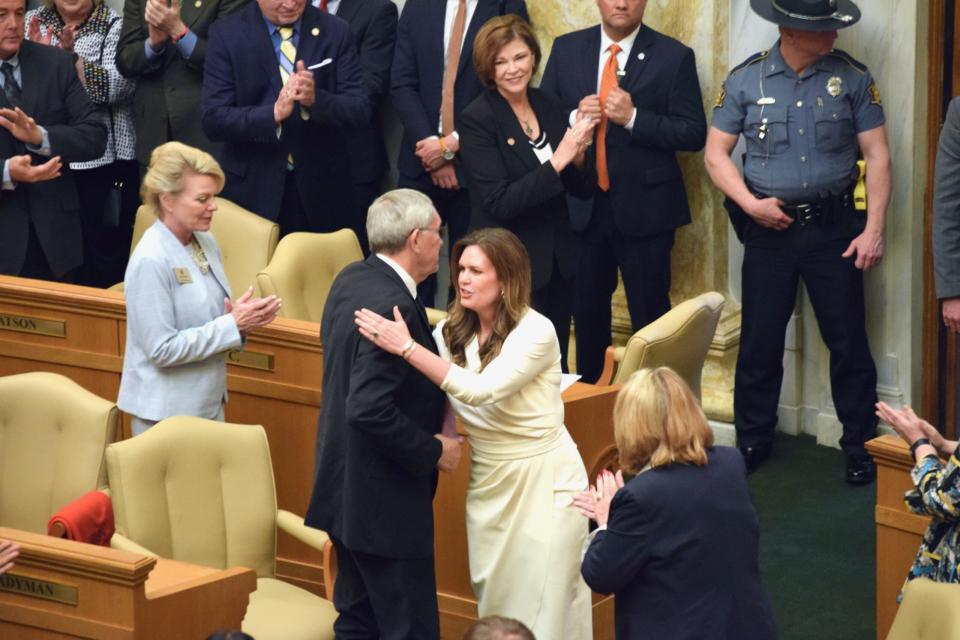 Rep. Jack Ladyman, Arkansas Gov. Sarah Huckabee Sanders