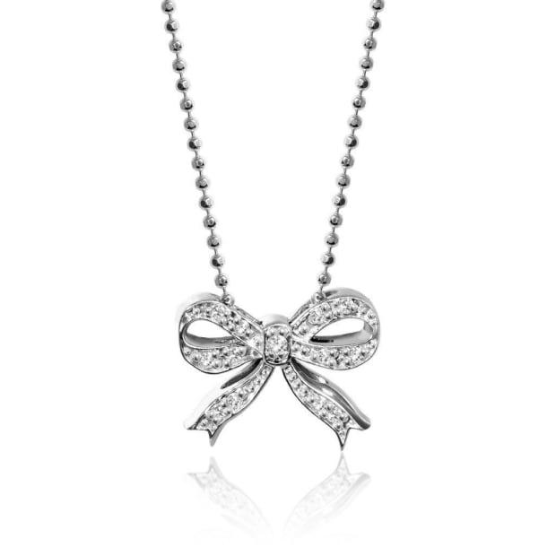 <p>Alex Woo Princess Bow Charm, $958, <a href="https://www.alexwoo.com/products/little-princess-bow-in-14-kt-white-gold-with-diamonds" rel="nofollow noopener" target="_blank" data-ylk="slk:available here;elm:context_link;itc:0;sec:content-canvas" class="link ">available here</a>.</p>