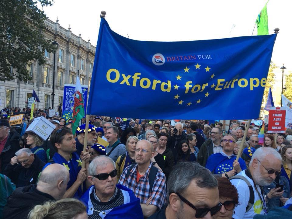 The Oxford for Europe campaign group has helped organise a vigil to mourn the UK's departure from the EU (Oxford for Europe/Facebook)