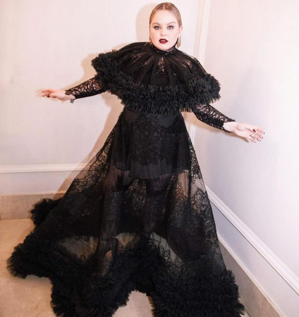 Nicola Coughlan in Christian Siriano