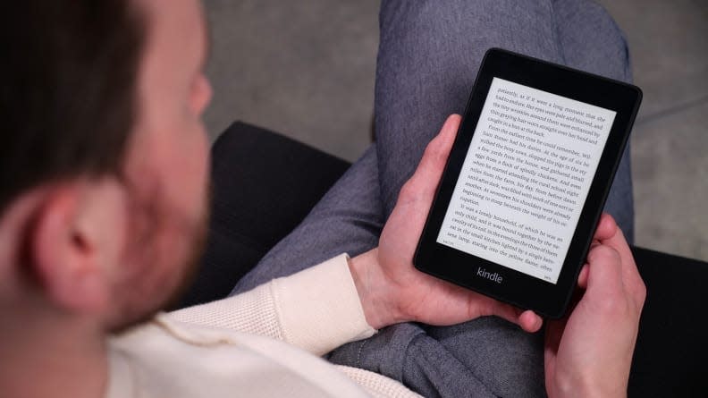 The Kindle Paperwhite lets you bring your entire library to wherever you go to curl up with a good read.