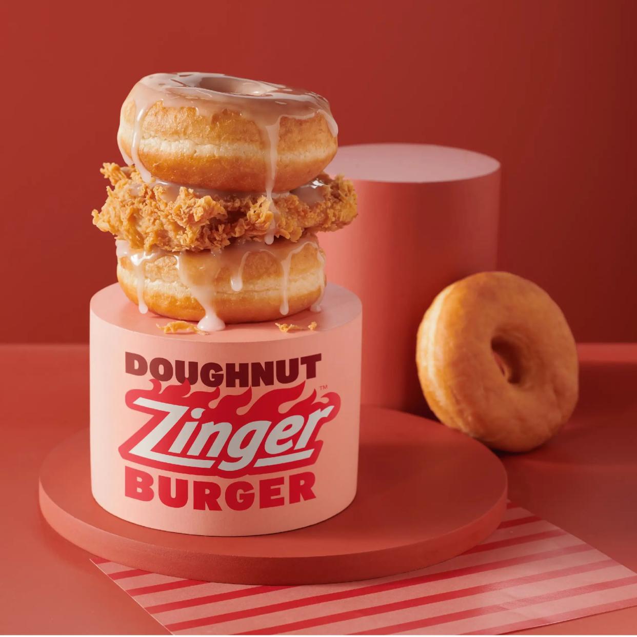 KFC - Doughnut Zinger Burger