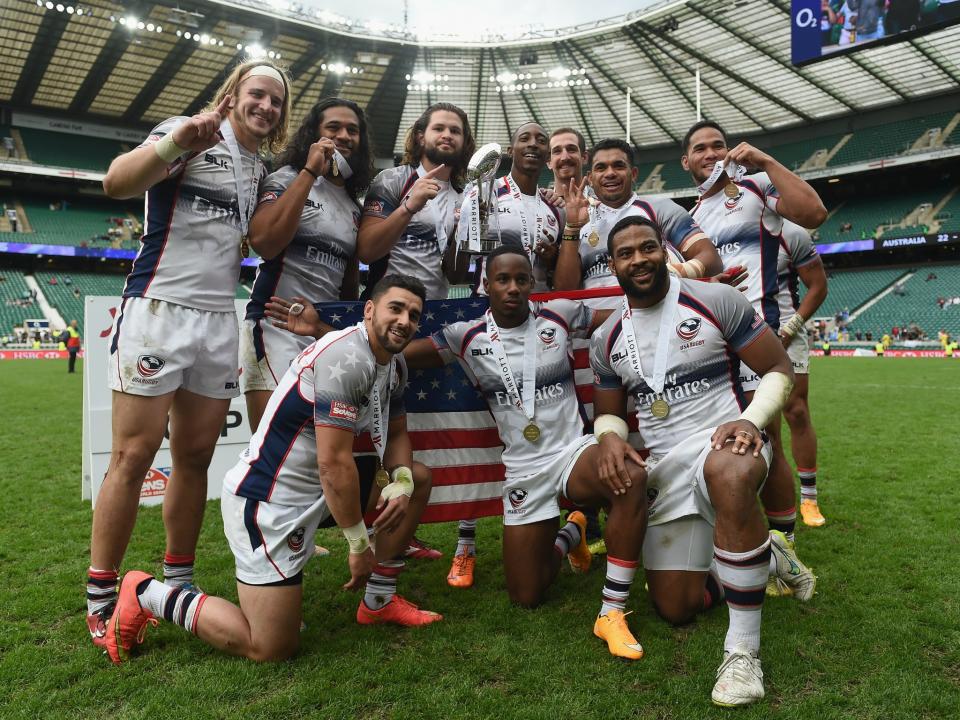 The United States will host the Sevens World Cup three years after winning their first tournament: Getty