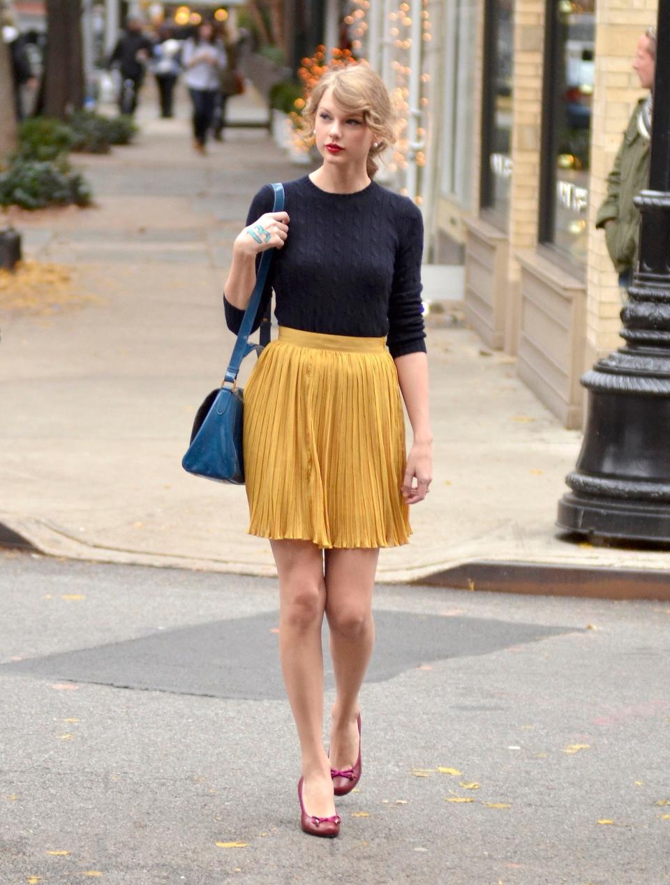 Taylor Swift in New York City on November 22, 2011.