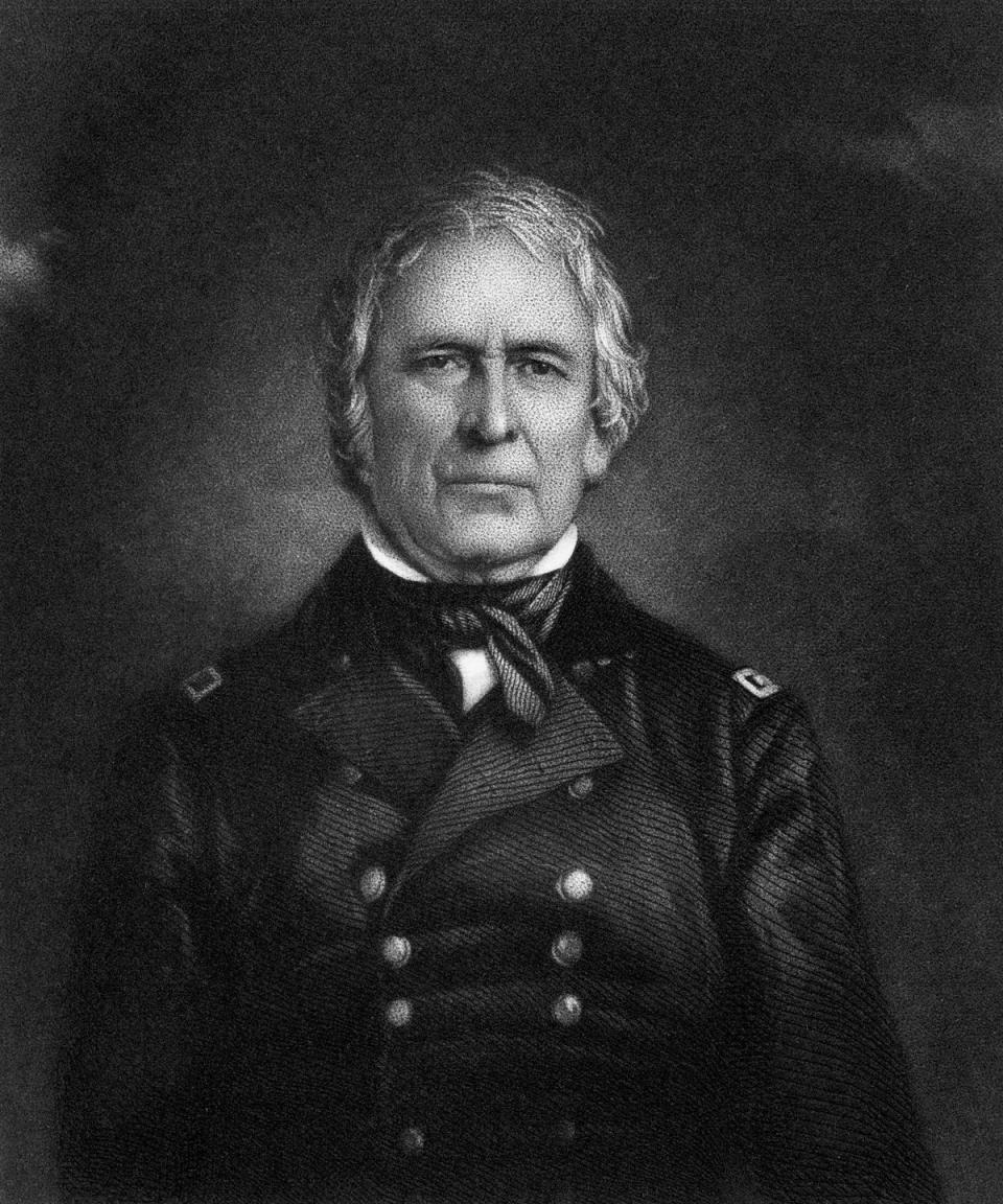 19) President Zachary Taylor died after a 4th of July party.