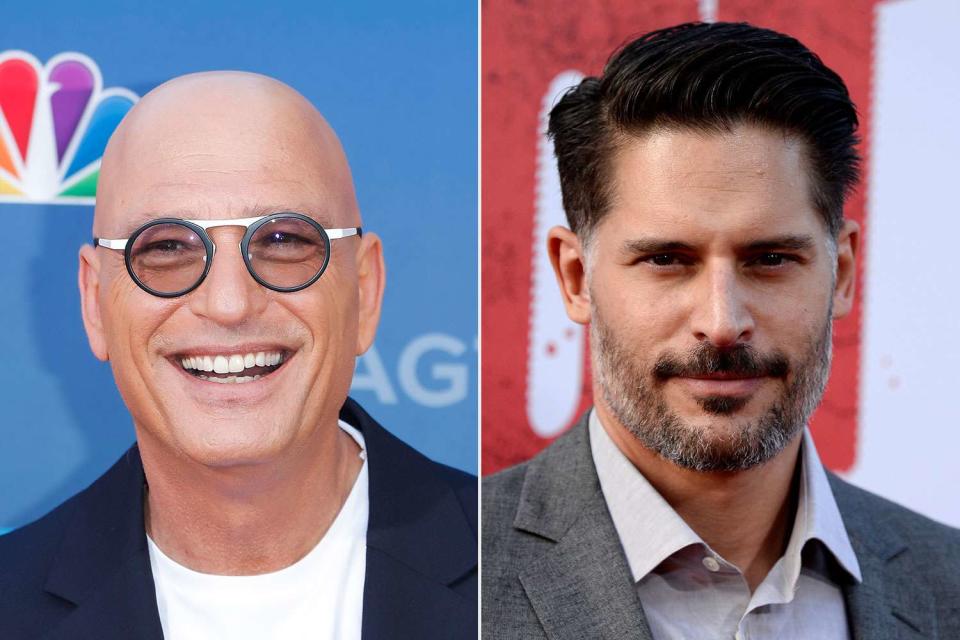 <p>getty (2)</p> From left: Howie Mandel and Joe Manganiello