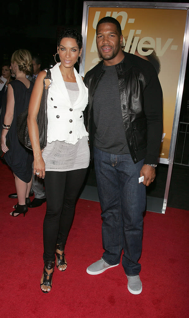 The Informant! NY Premiere 2009 Nicole Murphy Michael Strahan