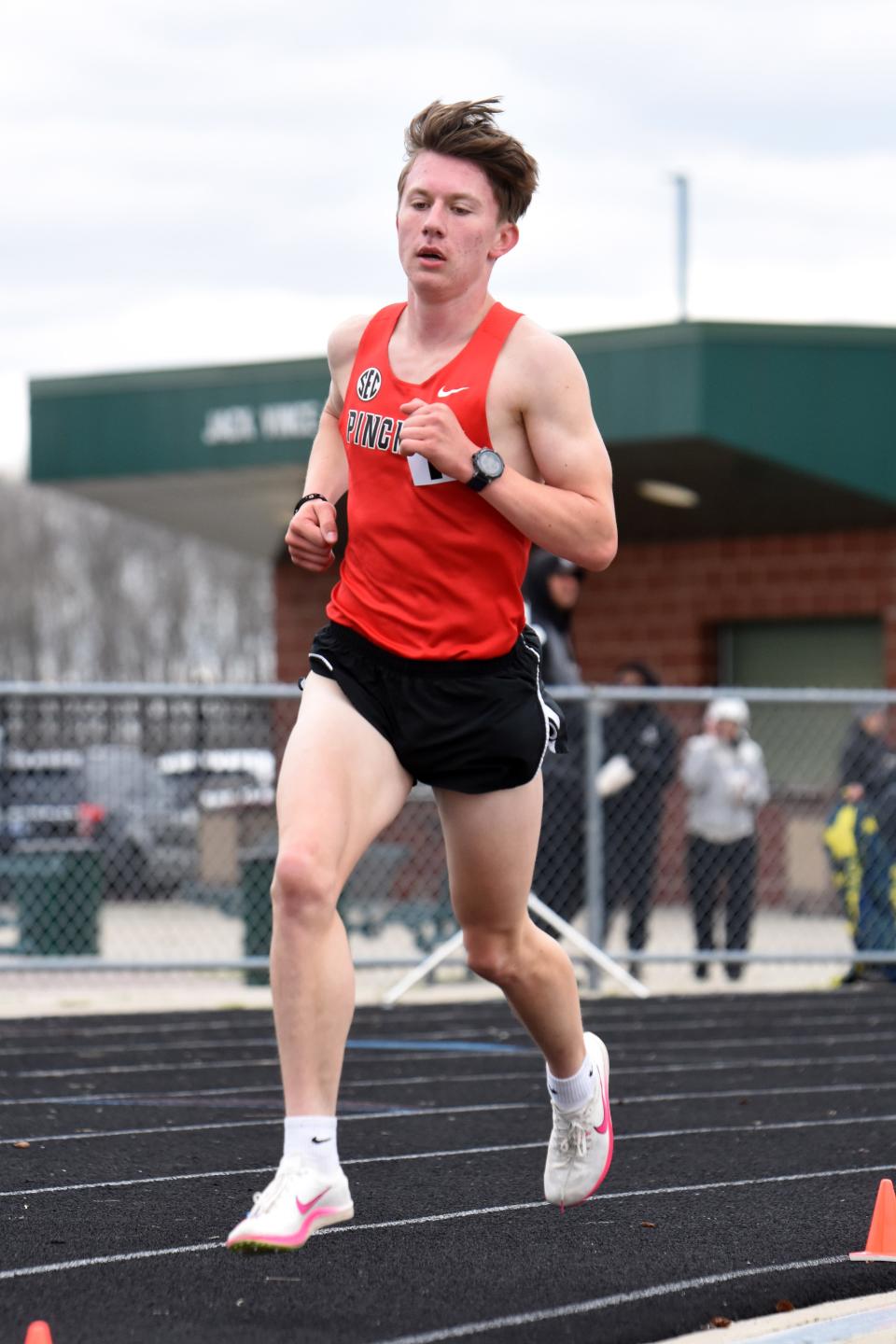 Pinckney's Paul Moore leads Livingston County in the 800 meters, 1,600 and 3,200.