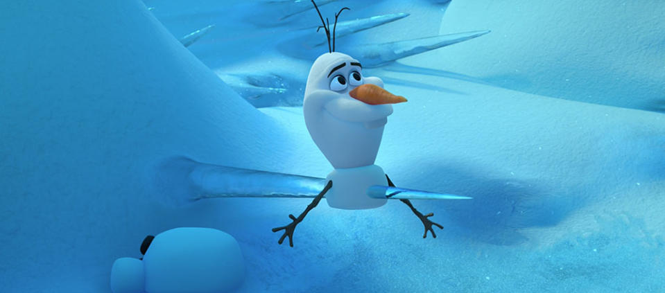 Josh Gad is still shocked this one improvised Olaf line made it into “Frozen”