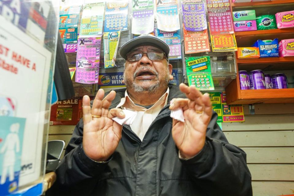 The masked men stormed inside Abdul Hossain’s newsstand at West 54th Street and 6th Avenue and unloaded punches on the 67-year-old vendor. Robert Miller