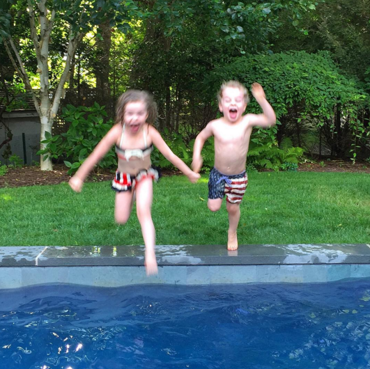 Who has more love for their country than the Burtka-Harris twins? They gave a whole new meaning to “Happy Fourth of July.” (Photo: Instagram)