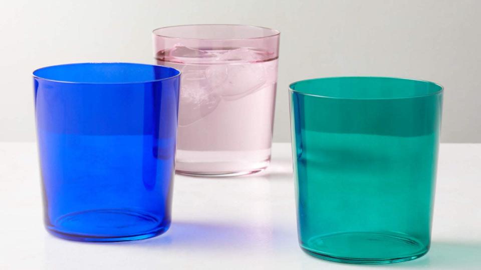 Serve up spirits in style with this gorgeous glassware from the CB2 x Azeeza collection.