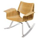 The <a href="http://www.bludot.com/modern-seating/modern-lounge-chairs/buttercup-rocker.html" rel="nofollow noopener" target="_blank" data-ylk="slk:Buttercup Rocker;elm:context_link;itc:0;sec:content-canvas" class="link ">Buttercup Rocker</a>, $679.20 (usually $849), is available in white oak, shown, walnut and "graphite-on-oak." It's also available as a nonrocking chair.