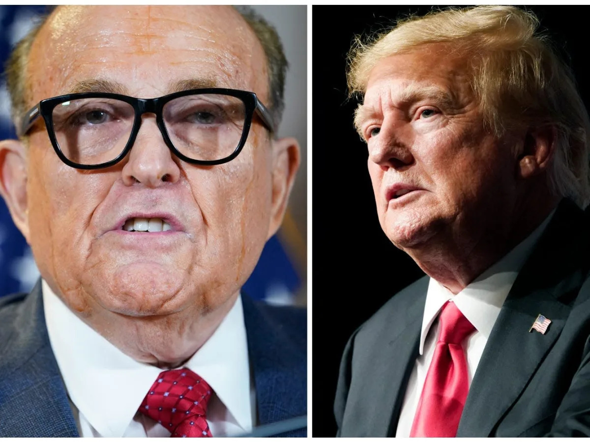 Trump claims Rudy Giuliani was hospitalized with heart problems because of what ..