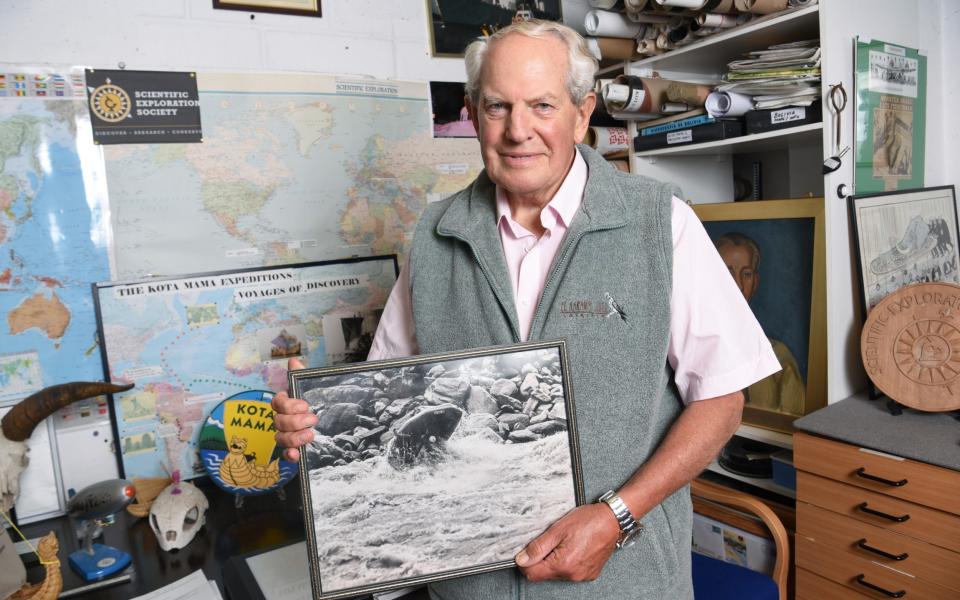 Colonel Blashford-Snell at home at Motcombe, Dorset - JAY WILLIAMS