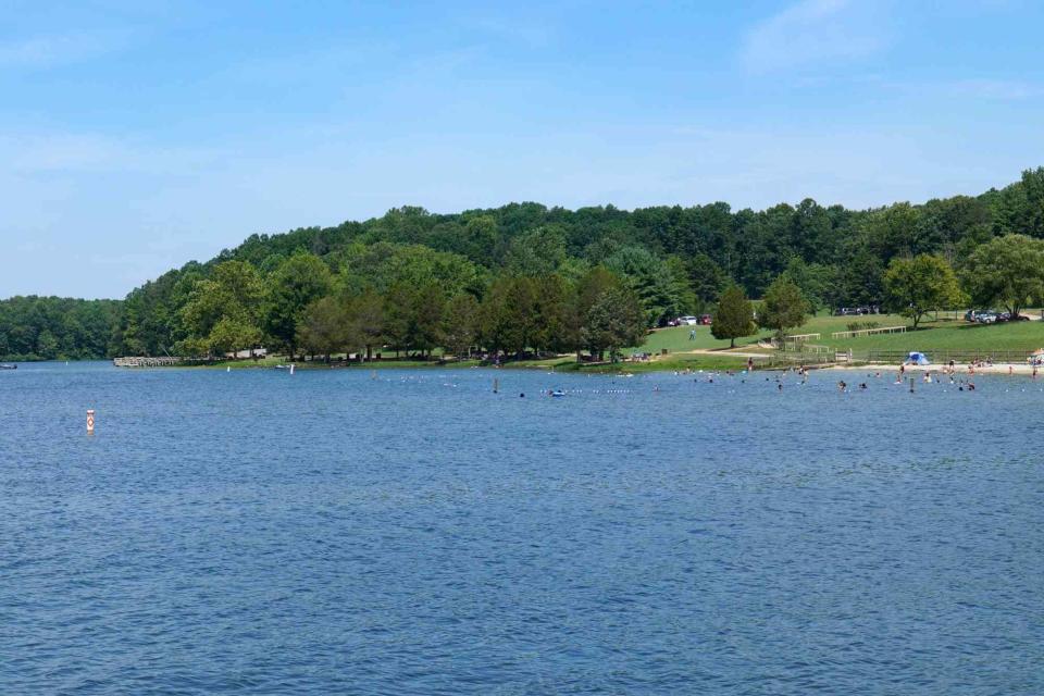 <p>Getty</p> Lake Anna, Virginia.