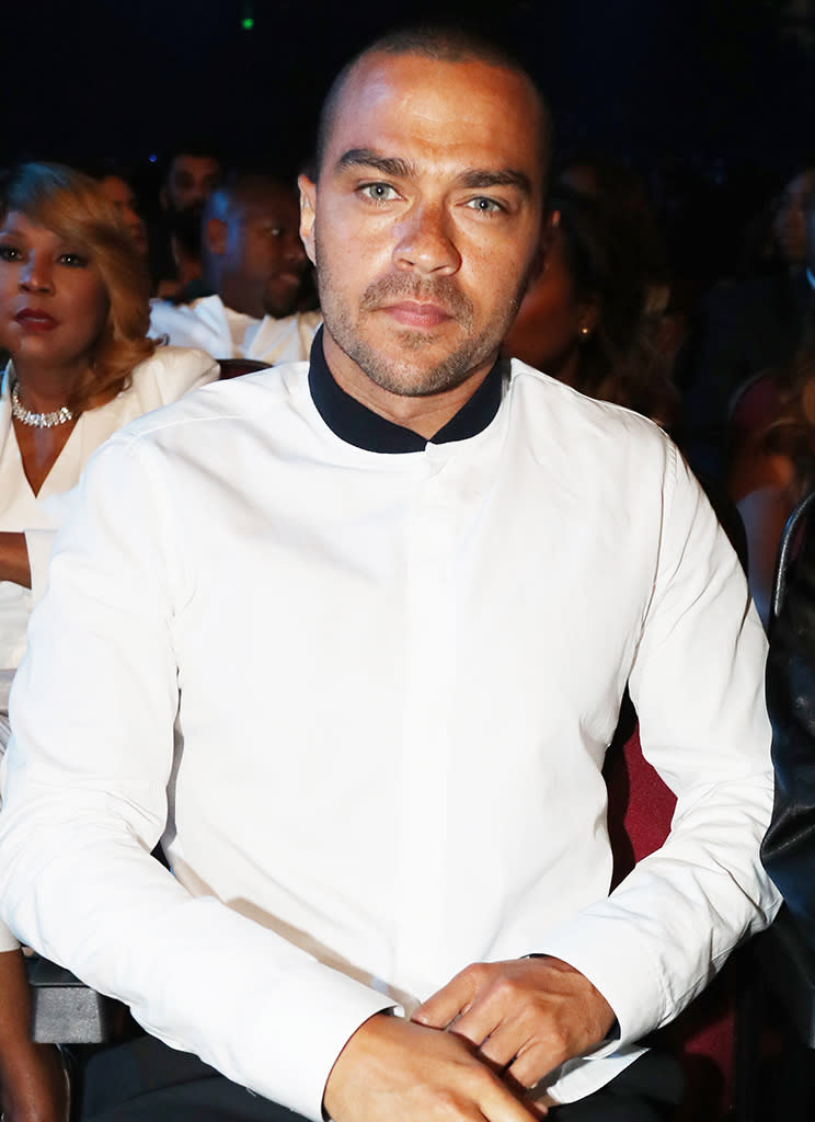 Jesse Williams has paid attention to the coverage of his divorce and he's not happy. (Photo: Johnny Nunez/Getty Images for BET)