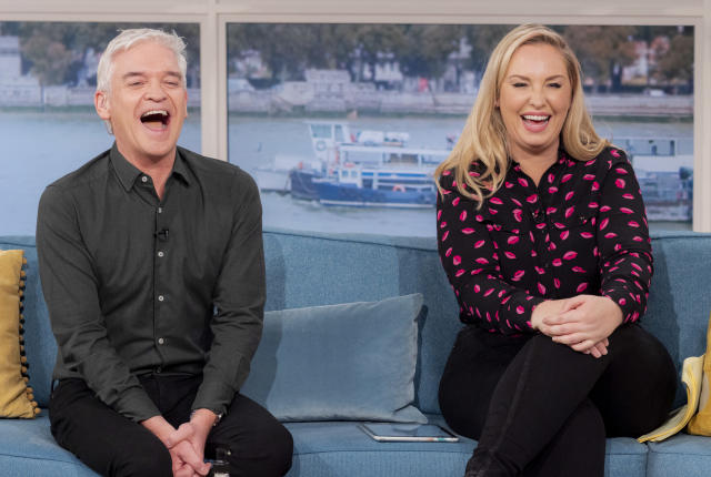 Phillip Schofield and Josie Gibson presenting This Morning in November 2021
