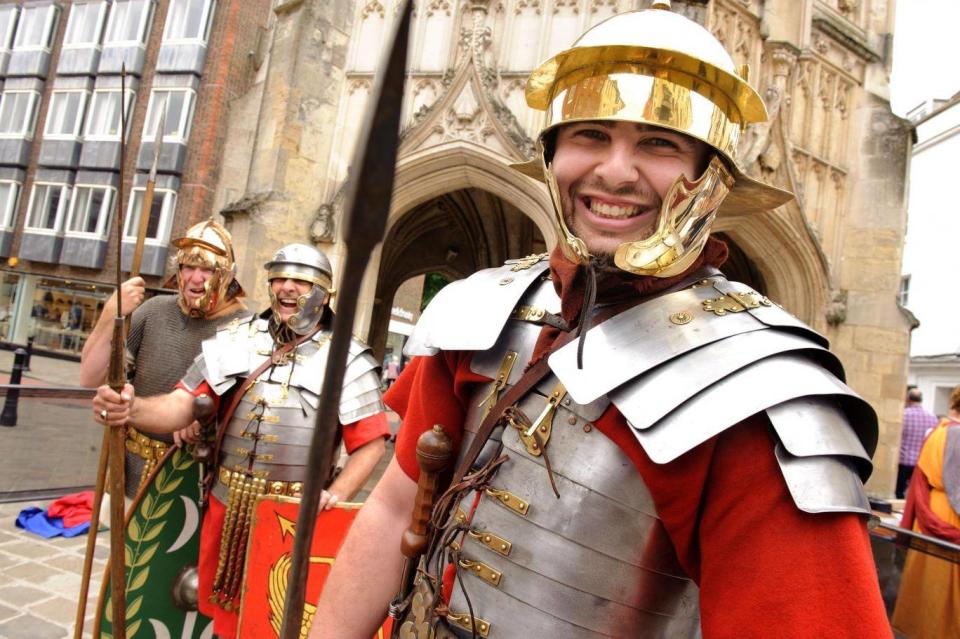 Many of the events at Chichester Roman Week are free (The Novium)