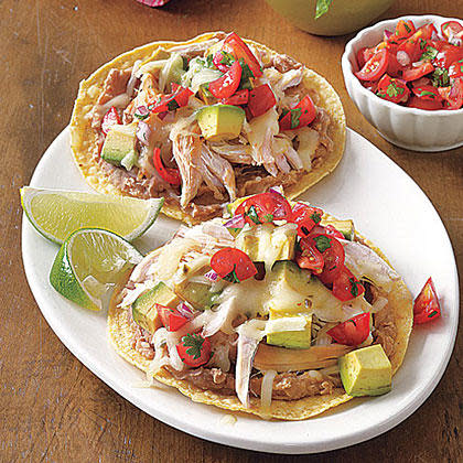 Rotisserie Chicken Tostadas