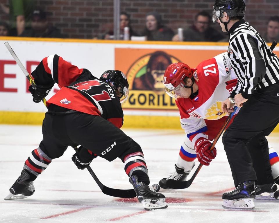 The OHL portion of the Canada-Russia Series.