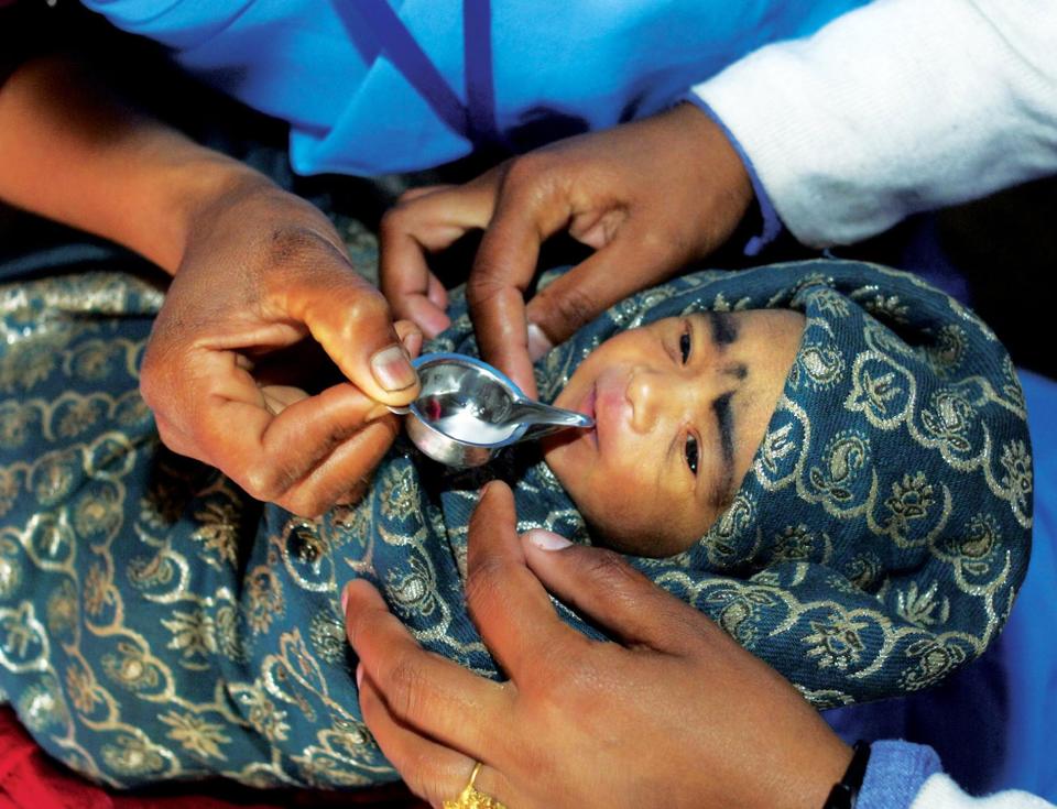 This undated handout photo, provided by Save the Children, shows a new mother as she is given help with her six-day-old baby from Prembati Rana, a Female Community Health Volunteer in Kanchanpur district in Nepal. About 15 million premature babies are born every year _ more than 1 in 10 of the world’s births and a bigger problem than previously believed, according to the first country-by-country estimates of this obstetric epidemic. The startling toll: 1.1 million of these fragile newborns die as a result, and even those who survive can suffer lifelong disabilities. (AP Photo/Michael Bisceglie, Save the Children)