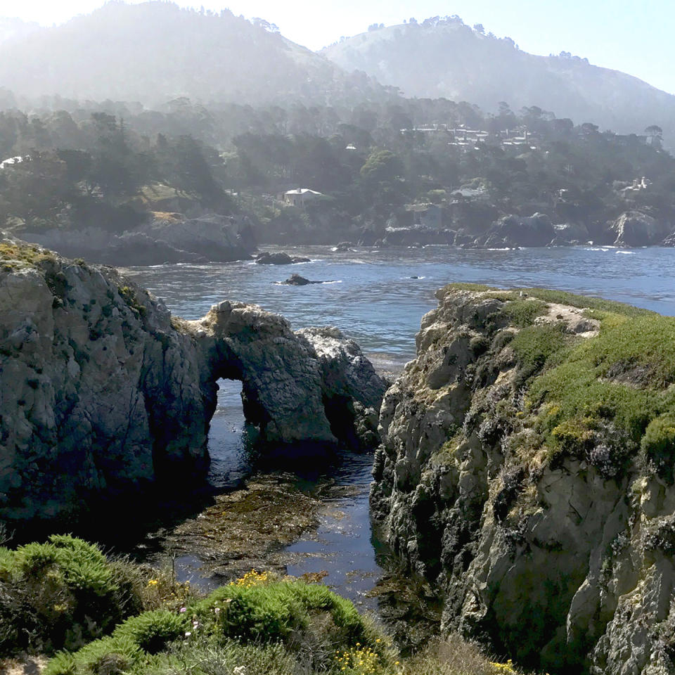 <h2>Point Lobos State Natural Reserve</h2> <p>A <a rel="nofollow noopener" href="http://www.parks.ca.gov/?page_id=571" target="_blank" data-ylk="slk:winding forested hiking trail;elm:context_link;itc:0;sec:content-canvas" class="link ">winding forested hiking trail</a> leads to breathtaking views of the Pacific and wildlife. A walk in the quiet hidden escape is the perfect way to start the day.</p> <p><em>62 California 1, Carmel-by-the-Sea, CA 93923</em></p> <h4>The Zoe Report</h4>