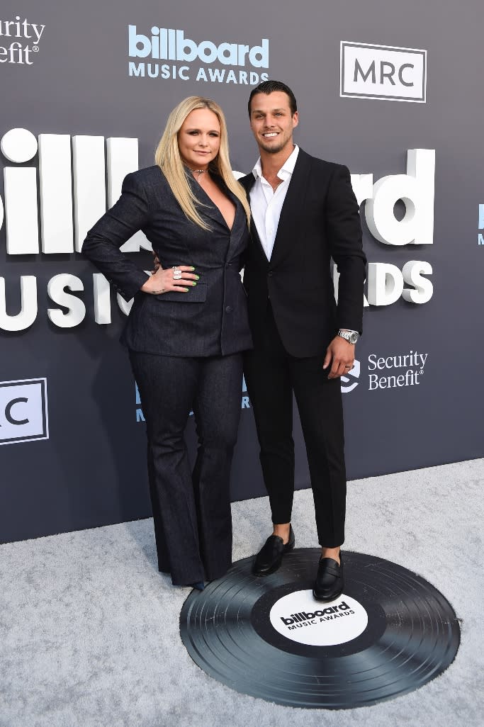 Lambert and McLoughlin at the 2022 Billboard Music Awards on May 15. - Credit: Brenton Ho