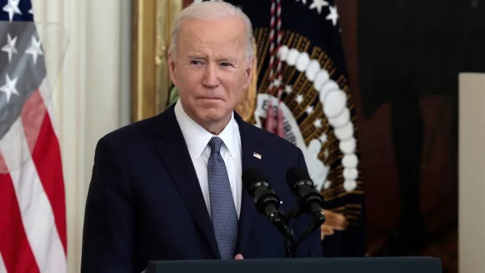 WASHINGTON, DC - FEBRUARY 28: U.S President Joe Biden gives remarks at a Black History Month celebration event. <span class="copyright">Anna Moneymaker/Getty Images</span>