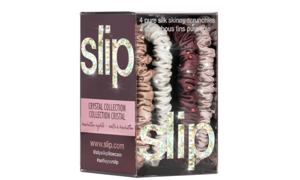 4 ligas de seda con piedras brillantes de Slip