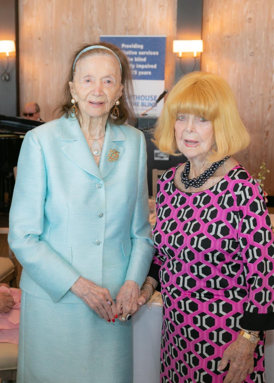 Maria Beaudouin and Monique Sheft at Lighthouse for the Blind at the Sailfish Club on March 30, 2023. This year's luncheon is set for March 21 at the Sailfish Club.