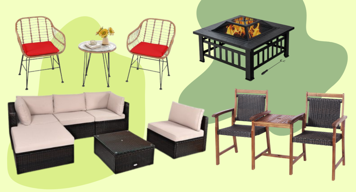 Walmart's Furniture Sale includes up to 50 per cent off outdoor living furniture. 