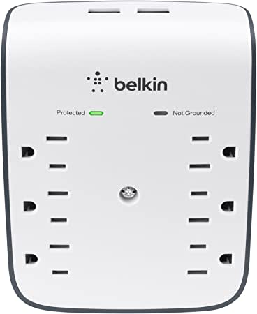 Belkin 6-Outlet USB Surge Protector