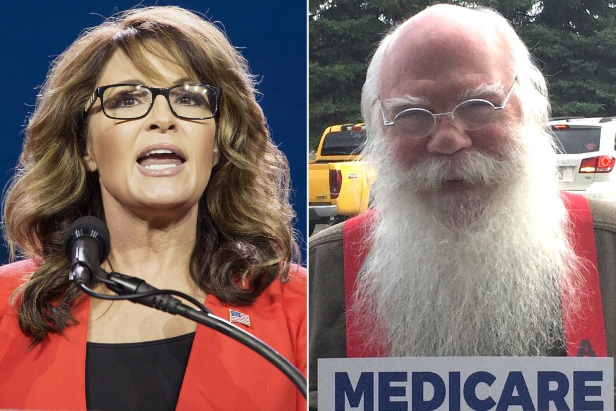 Sarah Palin, former governor of Alaska, speaks during the Western Conservative Summit in Denver, Colorado, U.S., on Friday, July 1, 2016. Santa Claus of North Pole, Alaska, Is Running Against Sarah Palin for Open House SeatRepublican presidential candidate Donald Trump is looking to project party unity in the Hamptons next week, when he'll huddle with Republican National Committee Chairman Reince Priebus at a fundraiser featuring top donors to some of his former rivals.