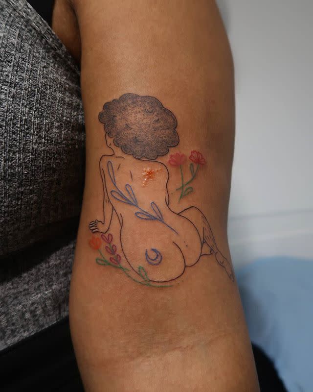 <p>Pay homage to your beautiful body with this stunning tattoo that will always serve as a reminder that you are amazing just the way you are. </p><p><a href="https://www.instagram.com/p/BwsKvrkAe0v/" rel="nofollow noopener" target="_blank" data-ylk="slk:See the original post on Instagram;elm:context_link;itc:0;sec:content-canvas" class="link ">See the original post on Instagram</a></p>