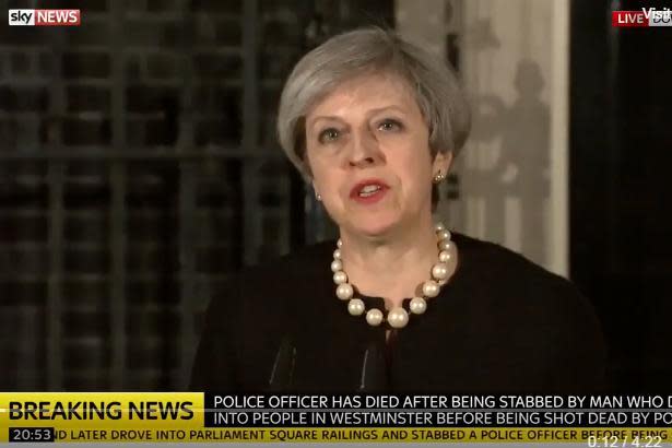 Statement: Theresa May (Sky News)