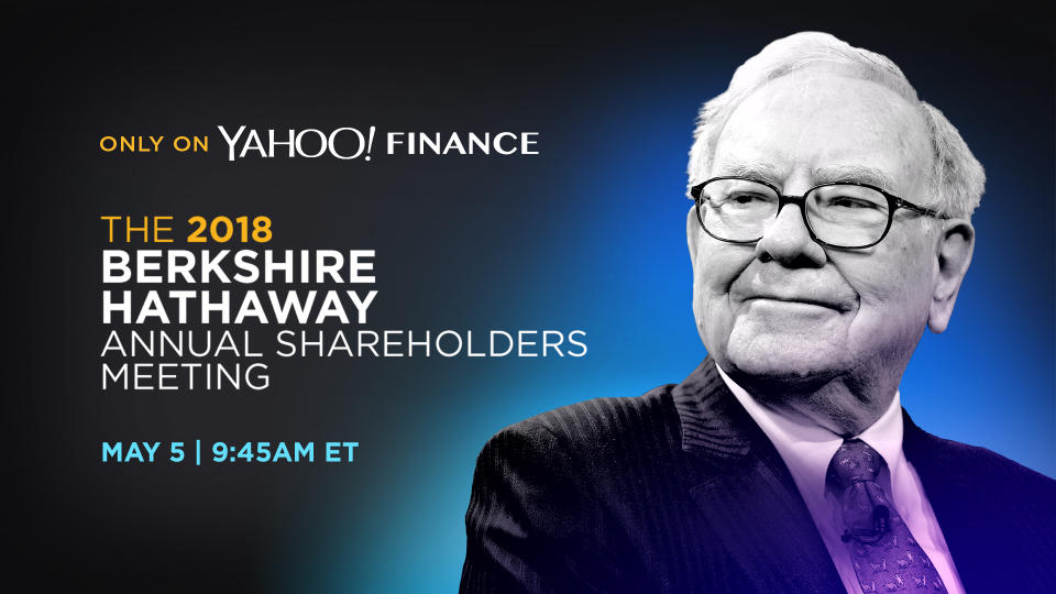 Berkshire Hathaway’s annual meeting will be live-streamed exclusively on Yahoo Finance.