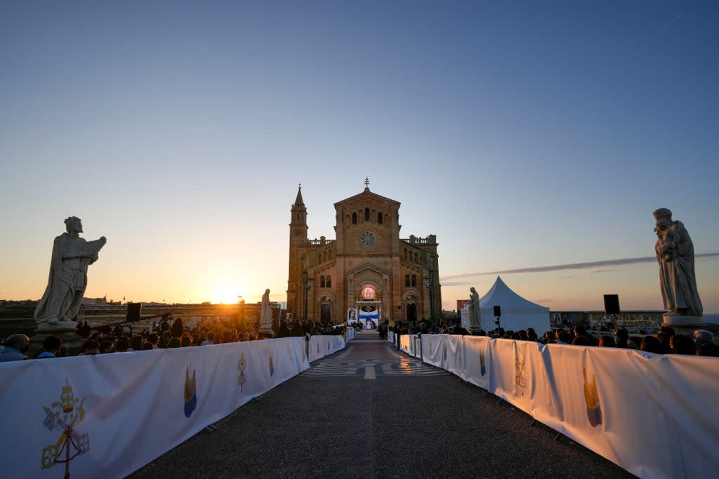 APTOPIX Malta Pope (AP)