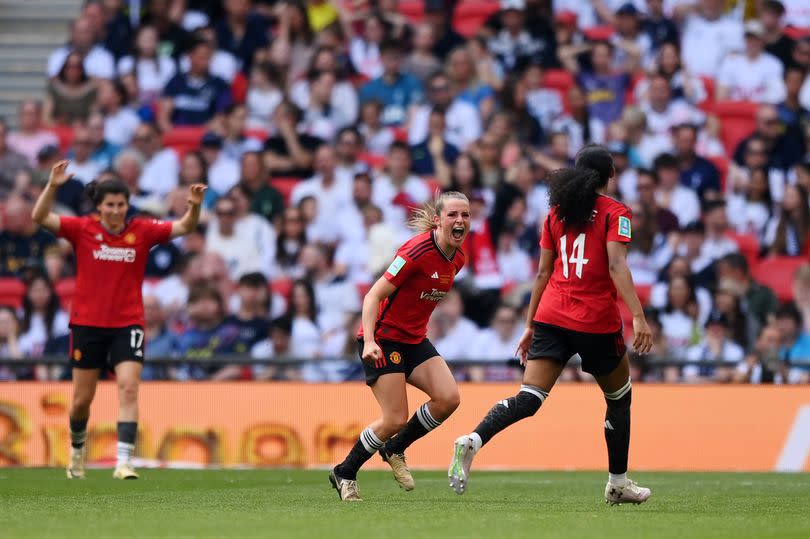 Toone opened the scoring for United against Tottenham