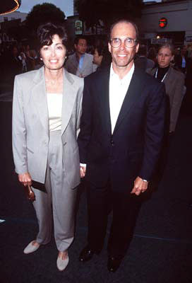 Jeffrey Katzenberg and wife at the Westwood premiere of Dreamworks' Saving Private Ryan