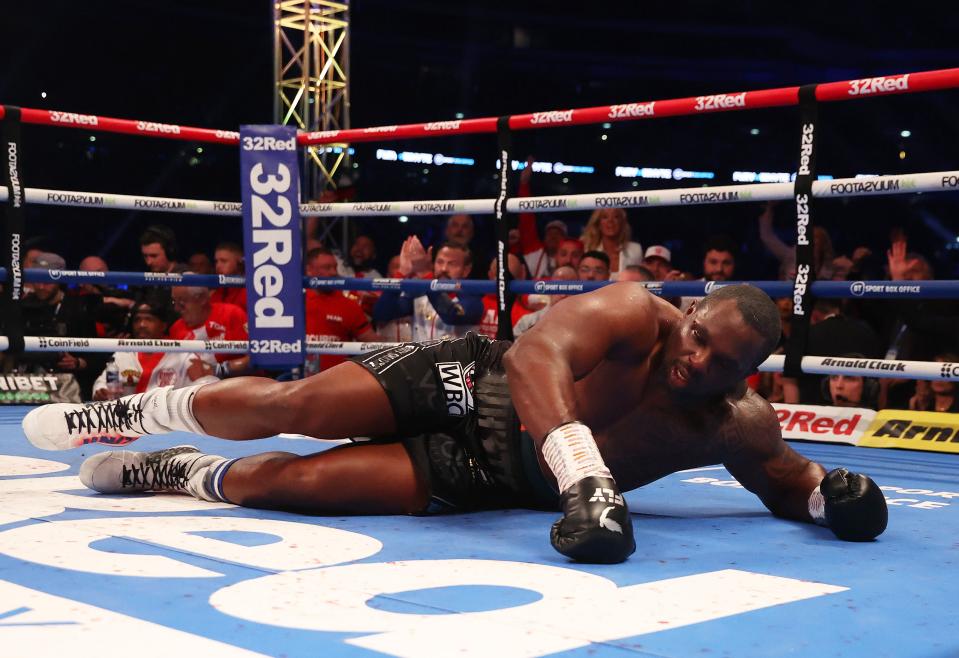 Dillian Whyte was stopped by Tyson Fury in Round 6 (Getty Images)