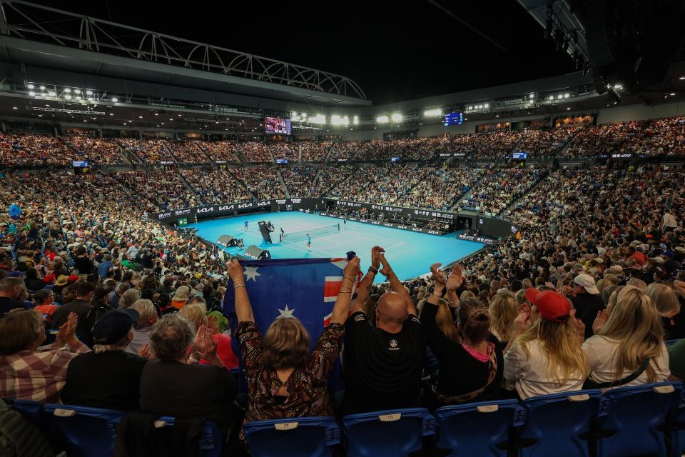 This year's Australian Open features various upgrades to the fan experience. (Darrian Traynor/Getty Images)