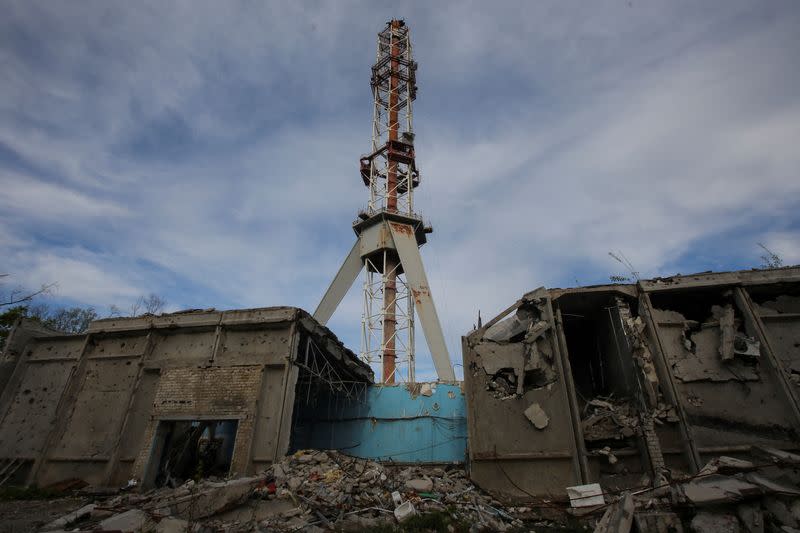 Aftermath of a Russian missile attack in Kharkiv