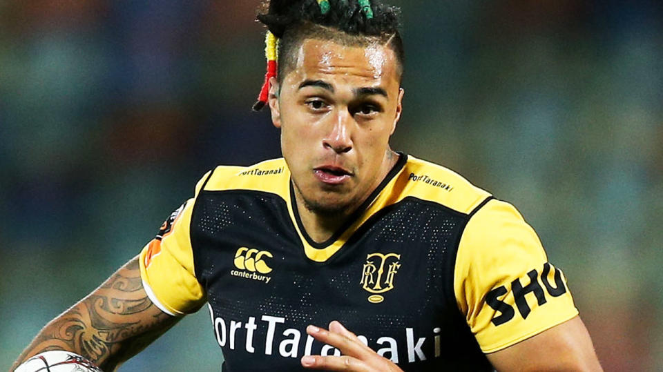 Sean Wainui, pictured here in action in the Mitre 10 Cup in 2017.