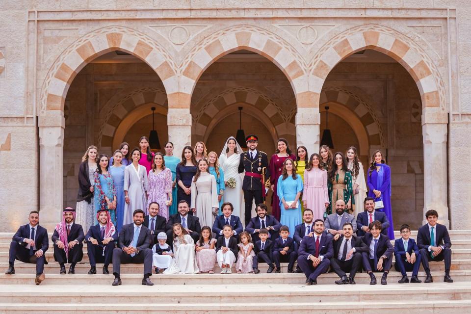 jordanian royal wedding hussein and rajwa