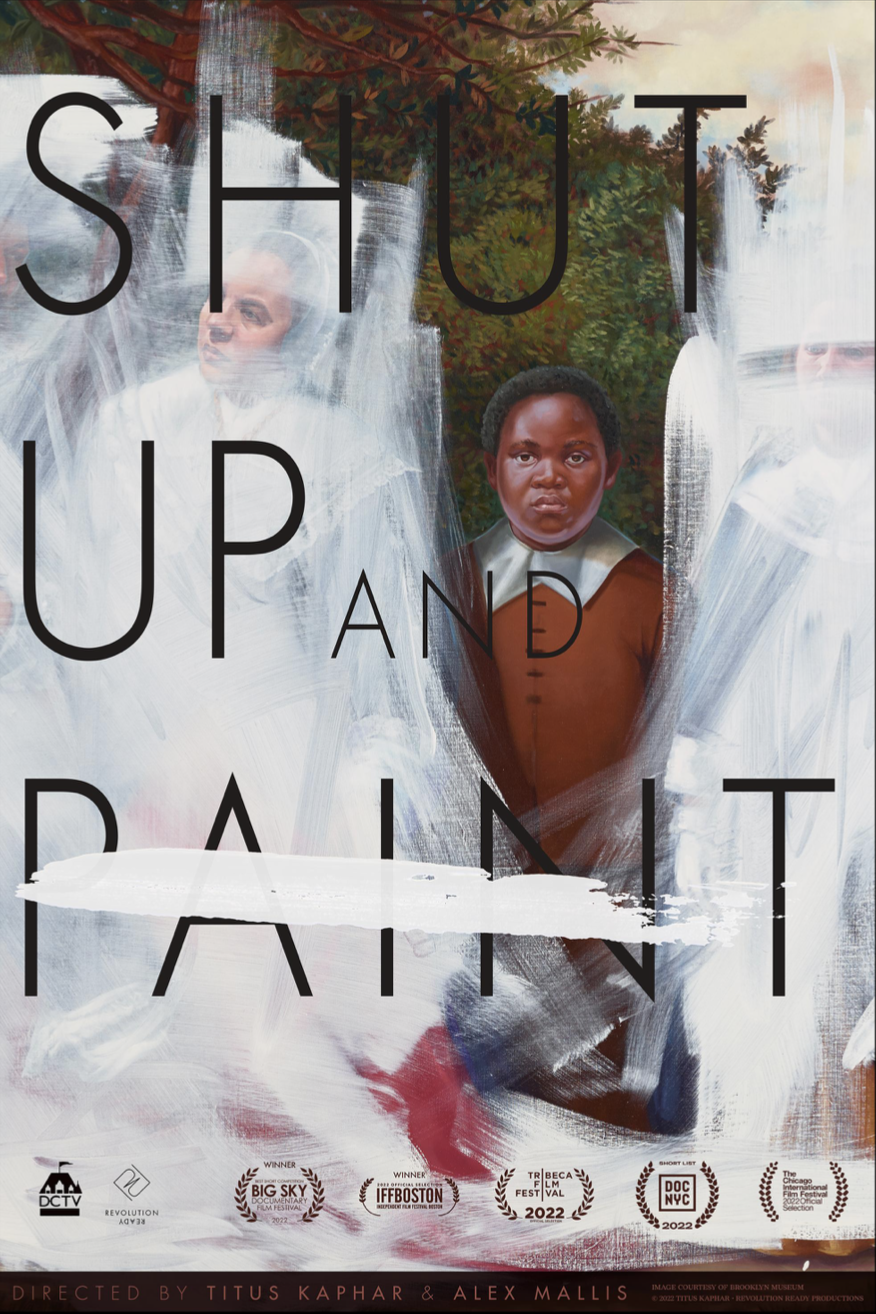 'Shut Up and Paint' poster