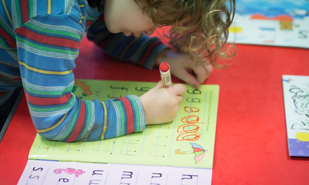 A child at a playgroup