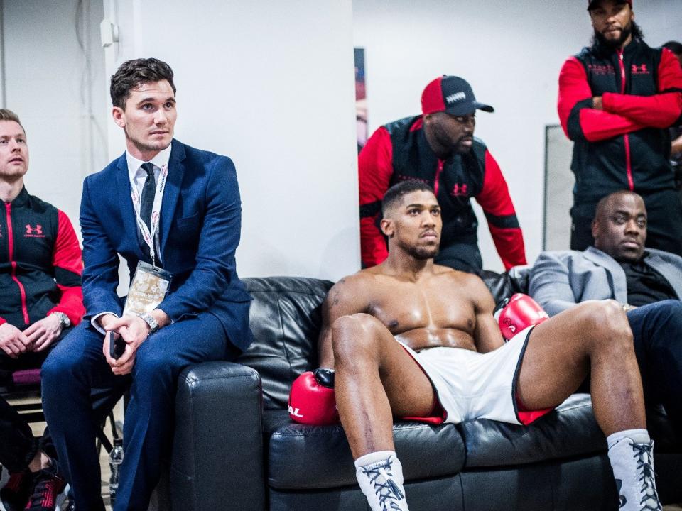 Freddie Cunningham and Anthony Joshua