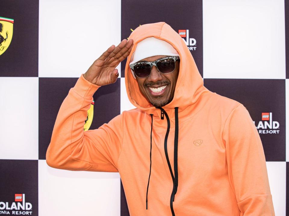 Entertainer Nick Cannon poses for photos at LEGOLAND California on May 11, 2022 in Carlsbad, California.