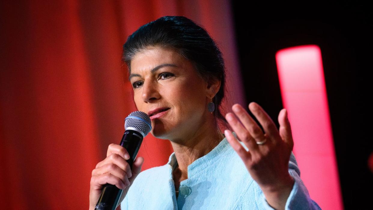 Nach der Europawahl ist das Bündnis Sahra Wagenknecht beseelt vom ersten Erfolg. (Bild: dpa)